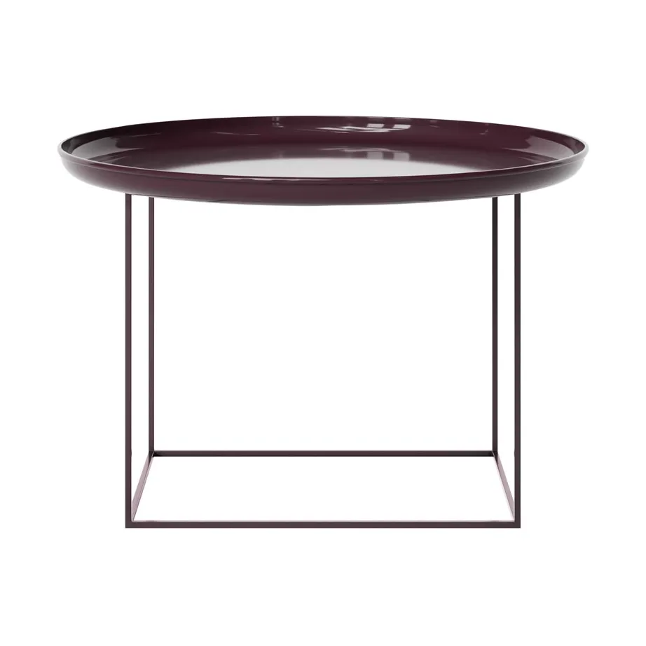 Duke soffbord medium, Lacquered maroon NORR11