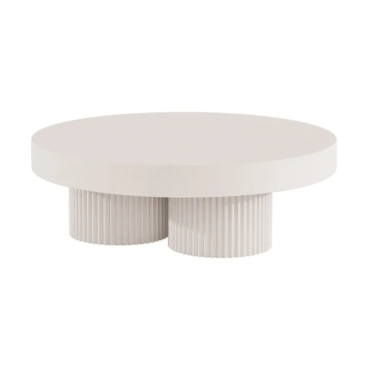 Gear soffbord - Chalk, Ø120 cm - NORR11