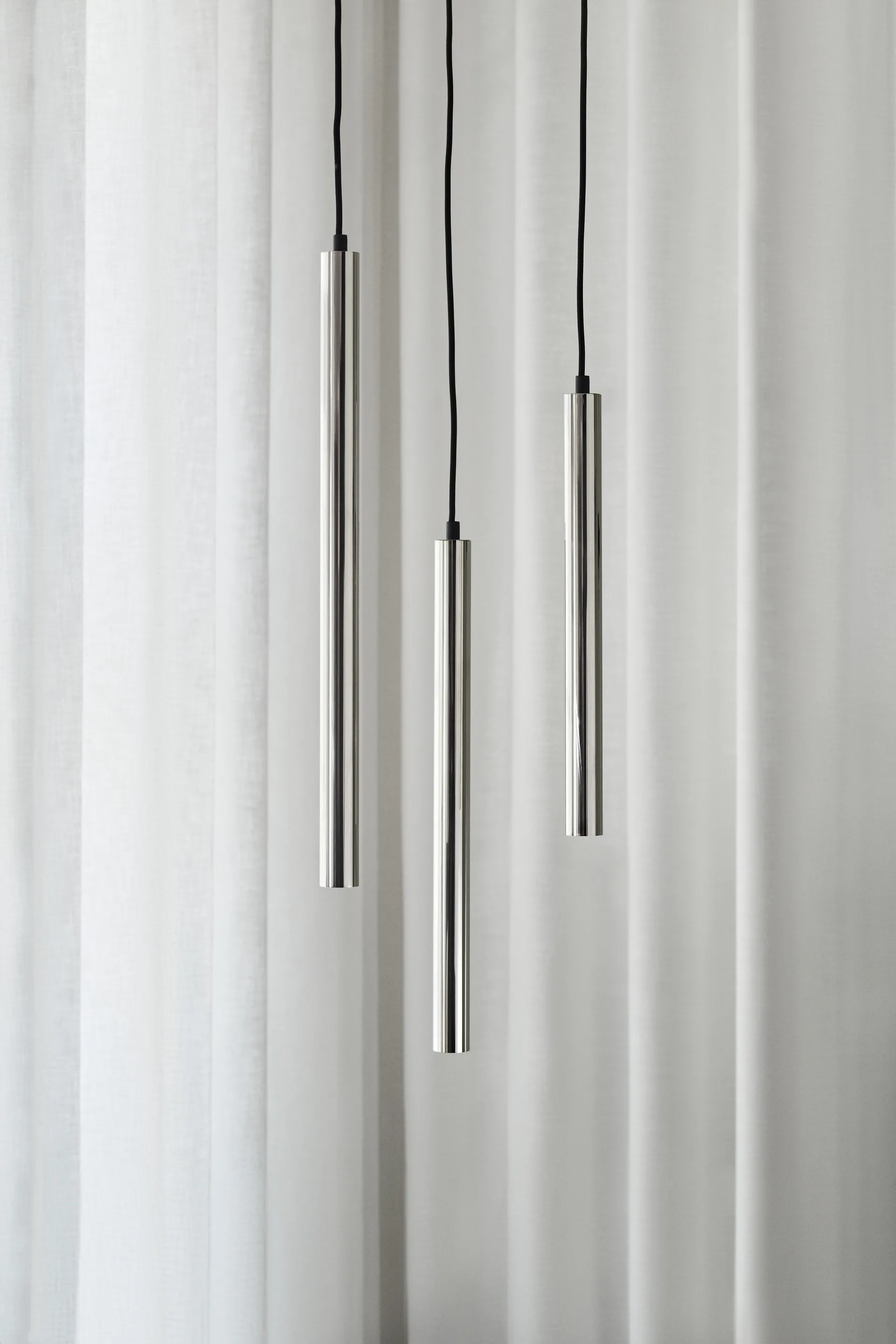 Pipe pendel, Polished steel, large NORR11