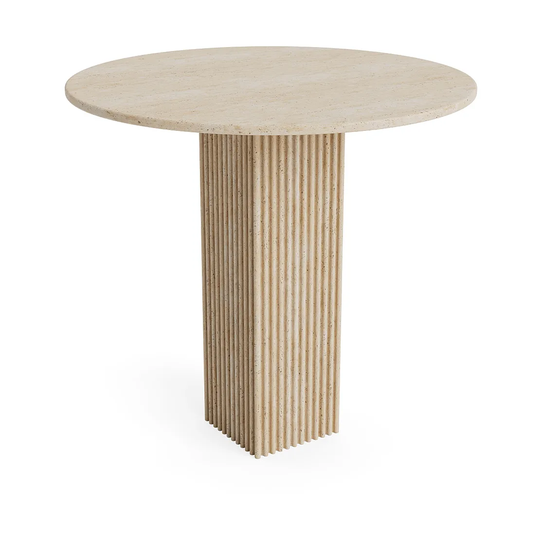 Soho matbord, Beige, Ø80 cm NORR11