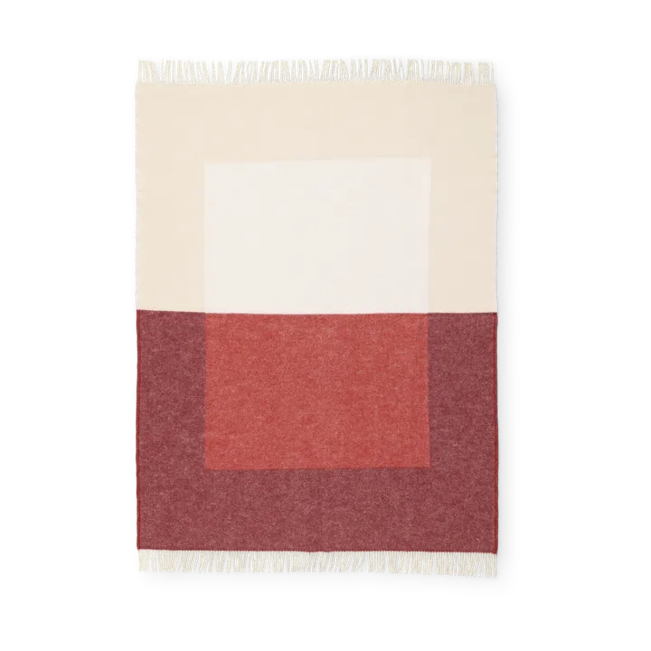 Echo pläd 130x170 cm - Red - Northern