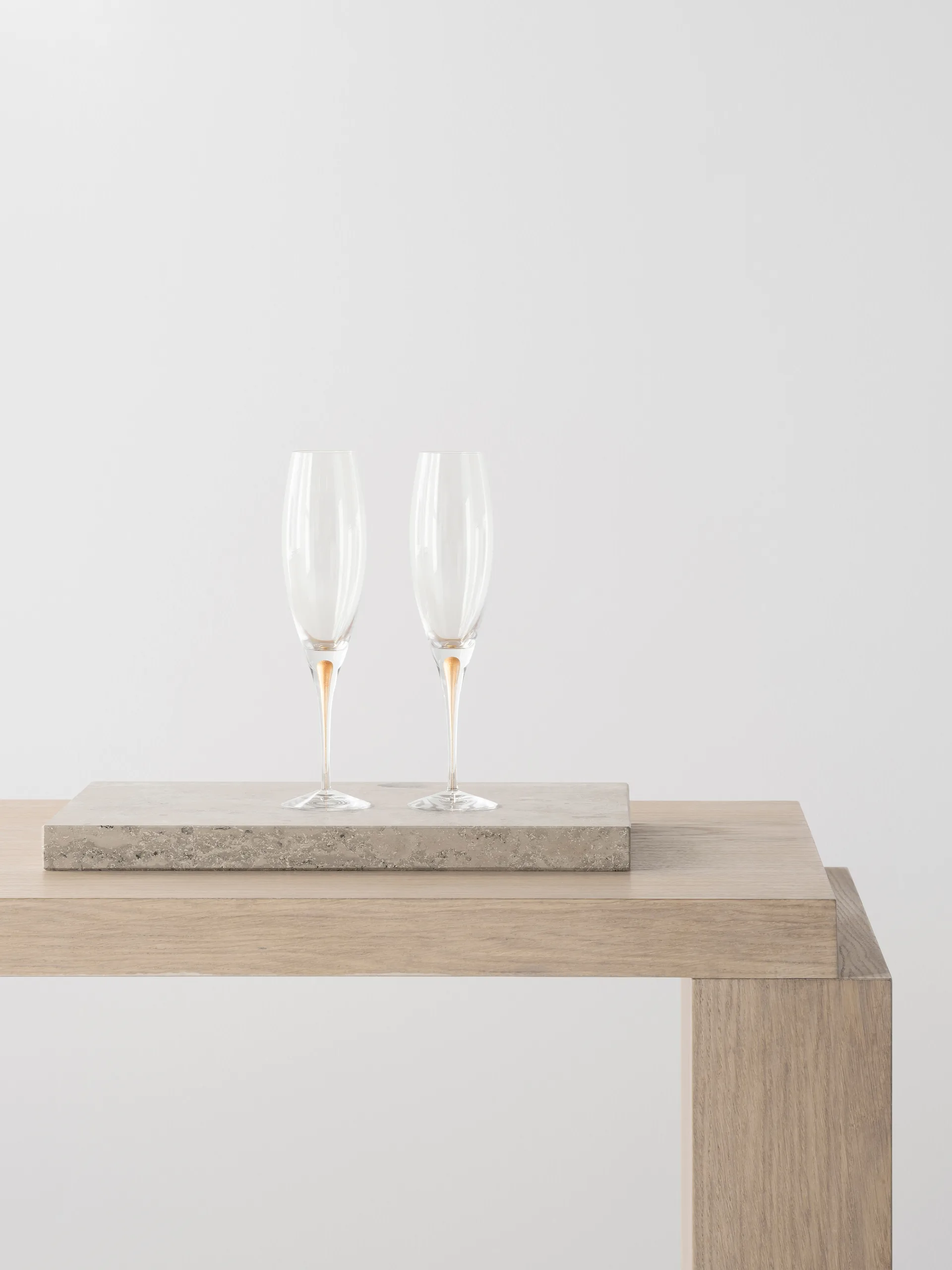Intermezzo champagneglas 26 cl 2-pack, Guld Orrefors
