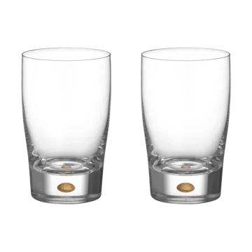 Intermezzo tumbler 25 cl 2-pack - Guld - Orrefors