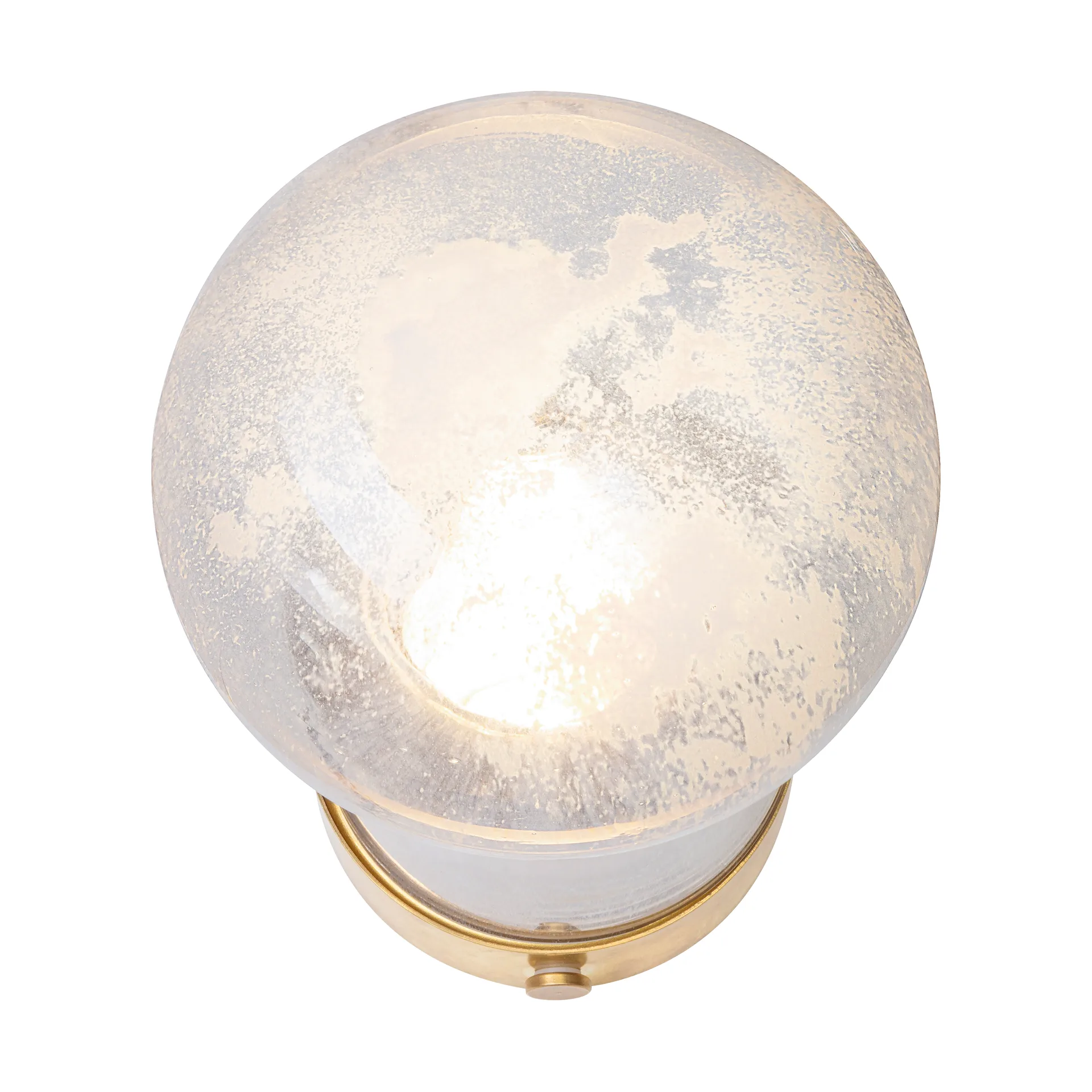 Essence Cloudy portabel bordslampa, Mässing-glas Örsjö Belysning