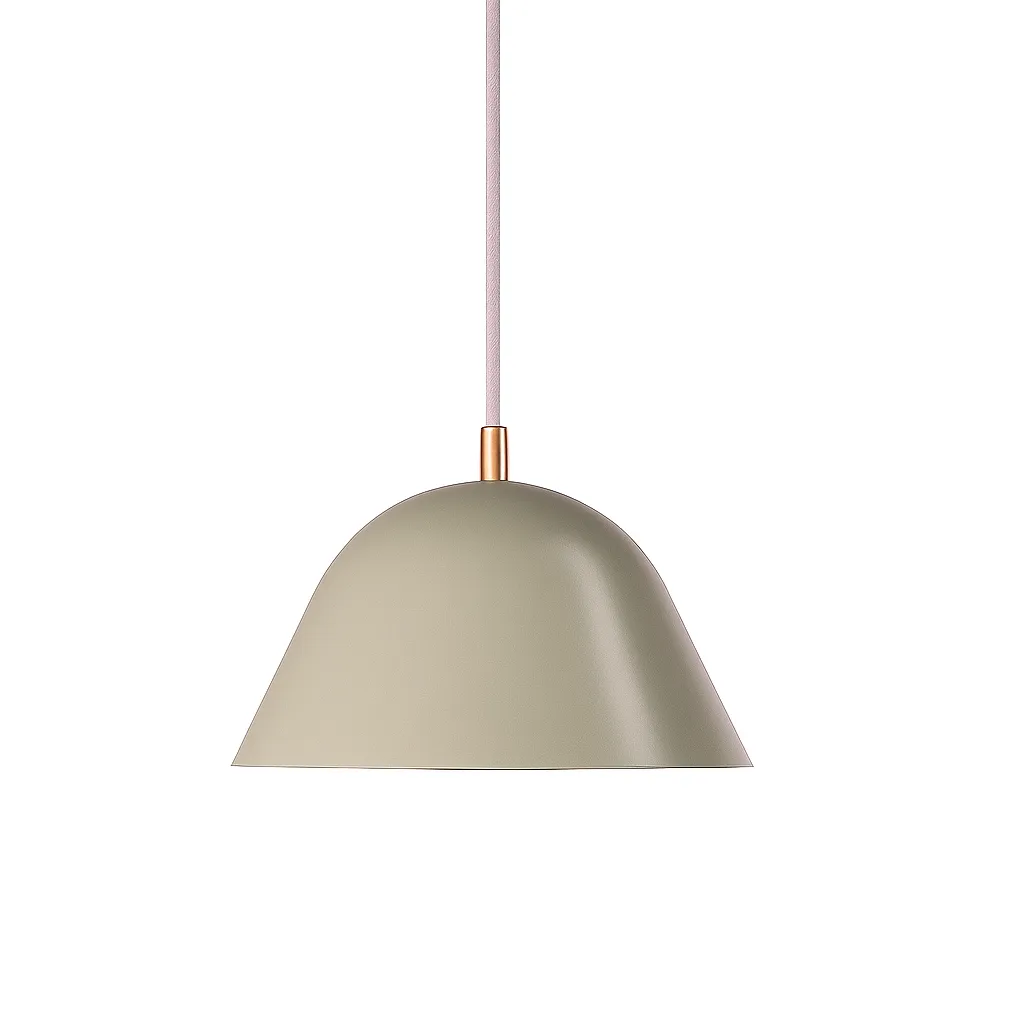 Streck pendel large 19x36 cm, Varmgrå RAL 7032 Örsjö Belysning