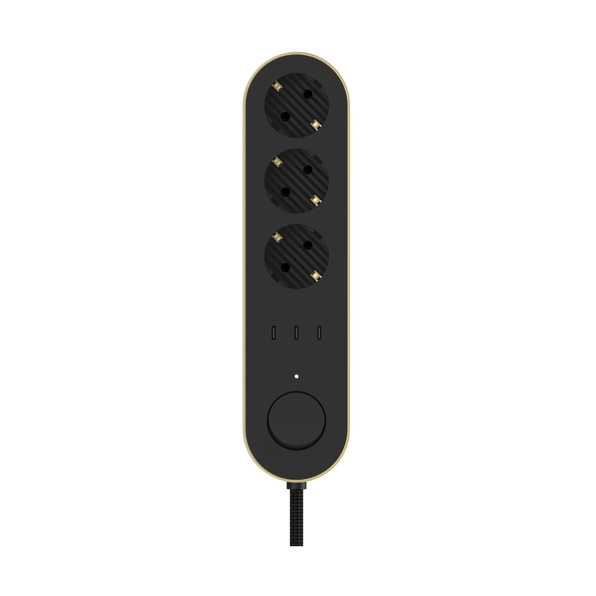 Edgar Power Bar grenuttag, Satin brass Palette