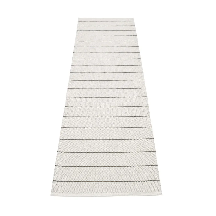 Carl gångmatta, warm grey/fossil grey, 70x270 cm Pappelina