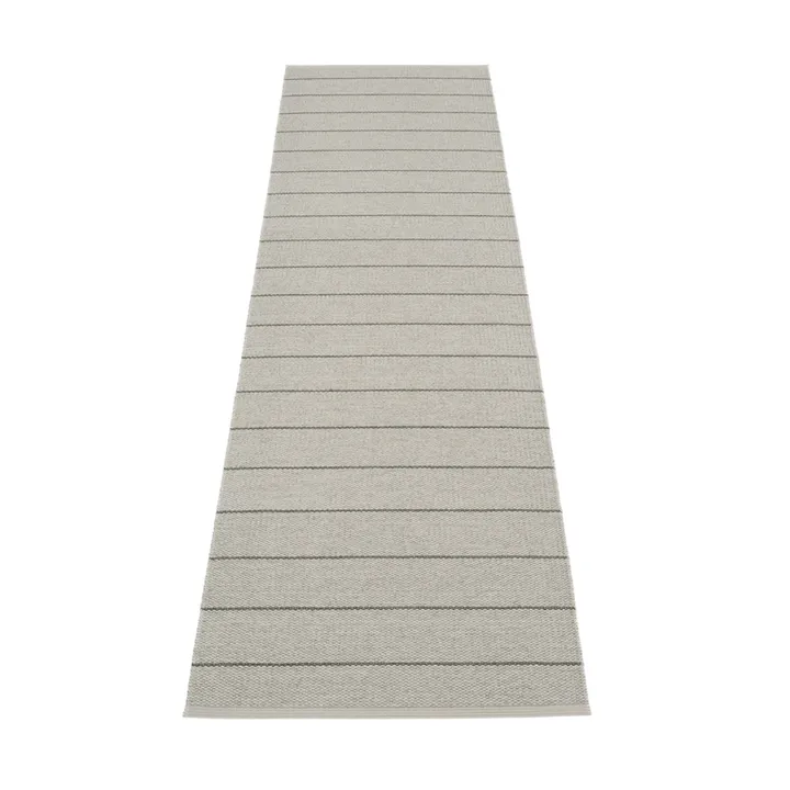 Carl gångmatta - warm grey/fossil grey, 70x350 cm - Pappelina