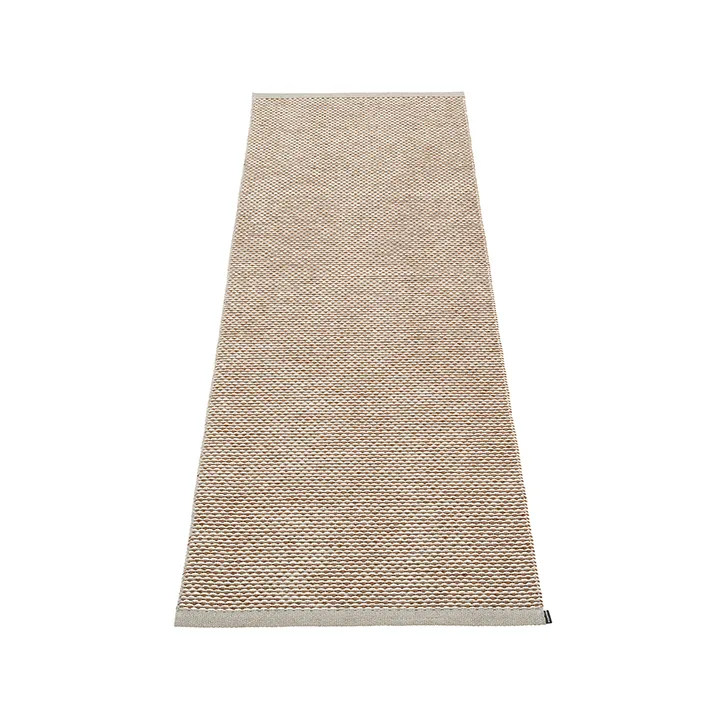 Effi gångmatta - warm grey/brown/vanilla, 70x200 cm - Pappelina