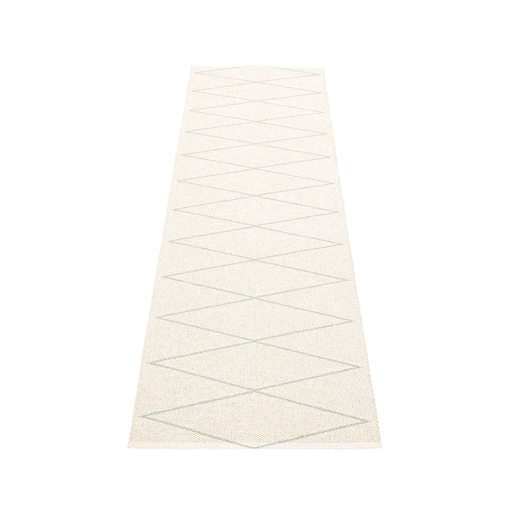 Max gångmatta, sage/vanilla, 70x240 cm Pappelina