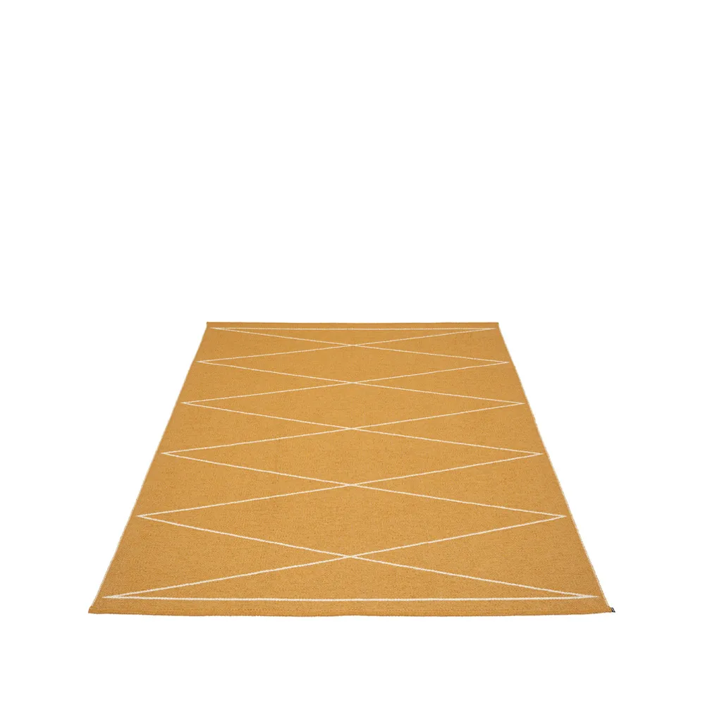 Max matta, ochre/vanilla, 180x260 cm Pappelina