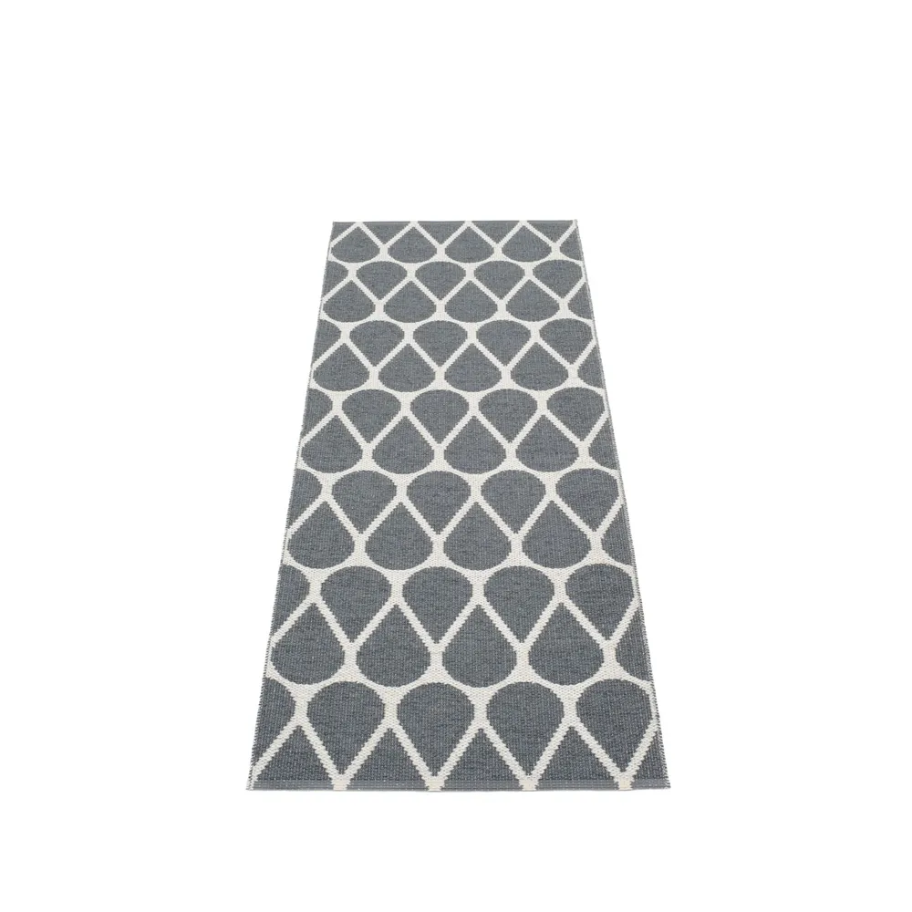 Otis gångmatta, granit/fossil grey, 70x200 cm Pappelina