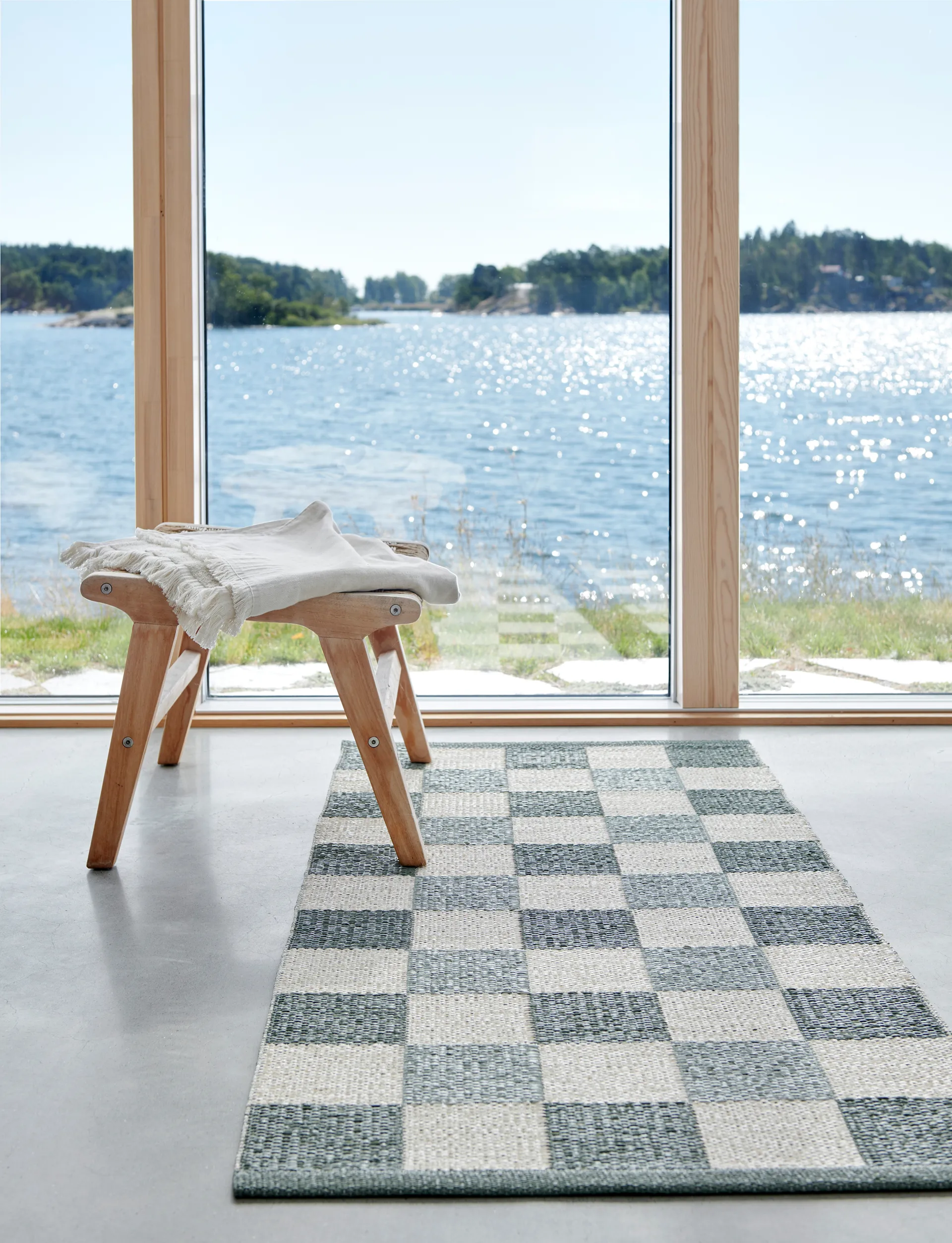 Pix gångmatta, Army-vanilla 70x300 cm Pappelina