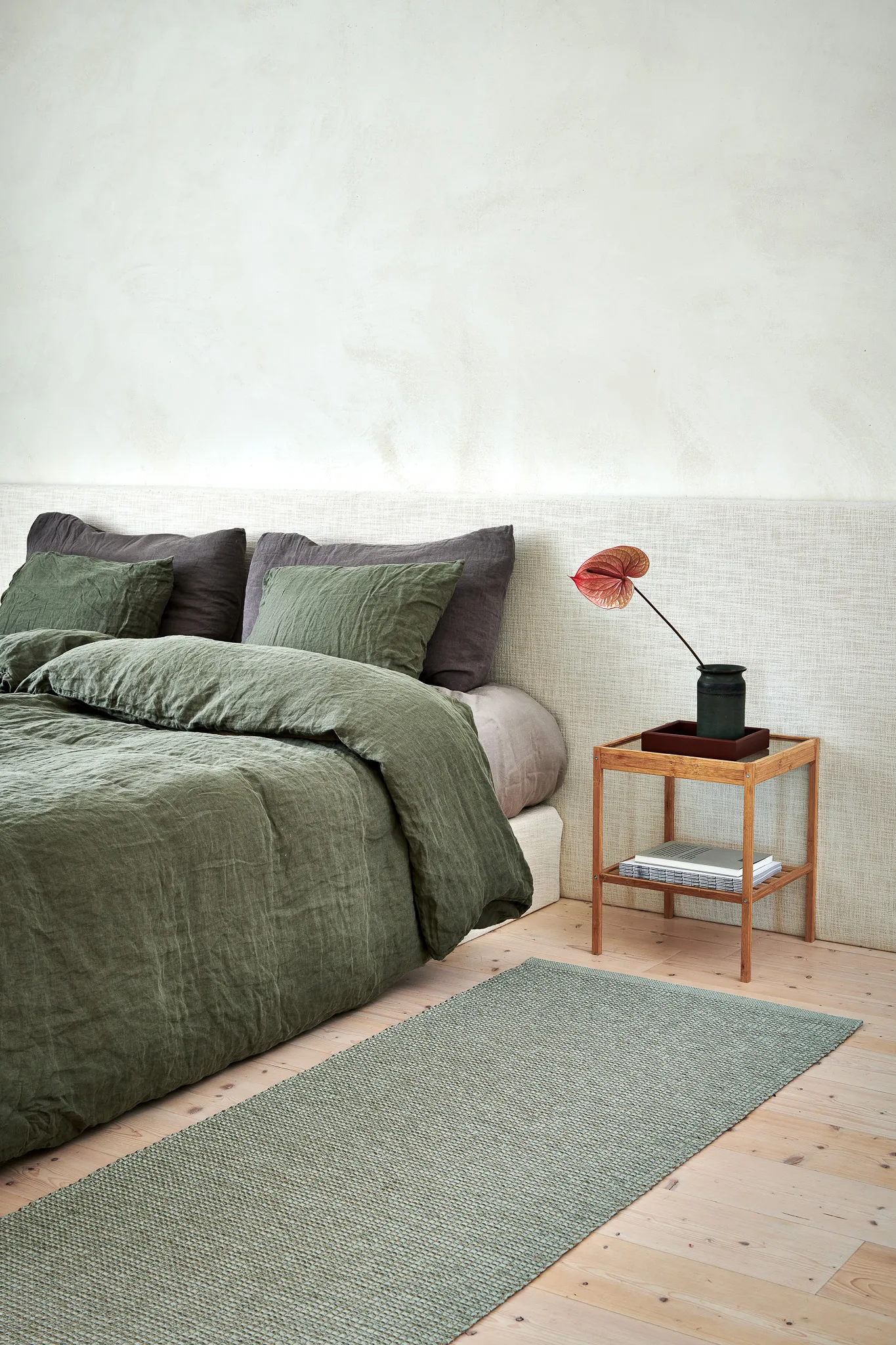 Sam matta, Black-walnut, 70x150 cm Pappelina