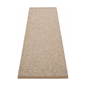 Sam matta - Brown-linen, 70x225 cm - Pappelina