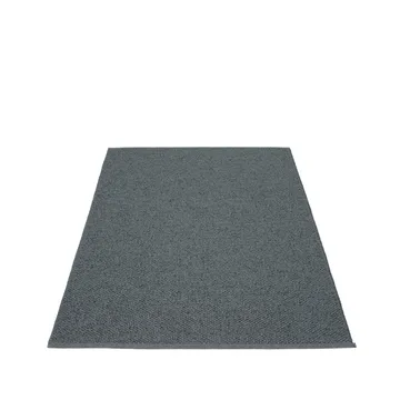 Svea matta - granit/black metallic, 180x260 cm - Pappelina