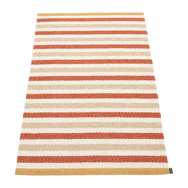 Teo gångmatta - Brick-beige, 70x120 cm - Pappelina