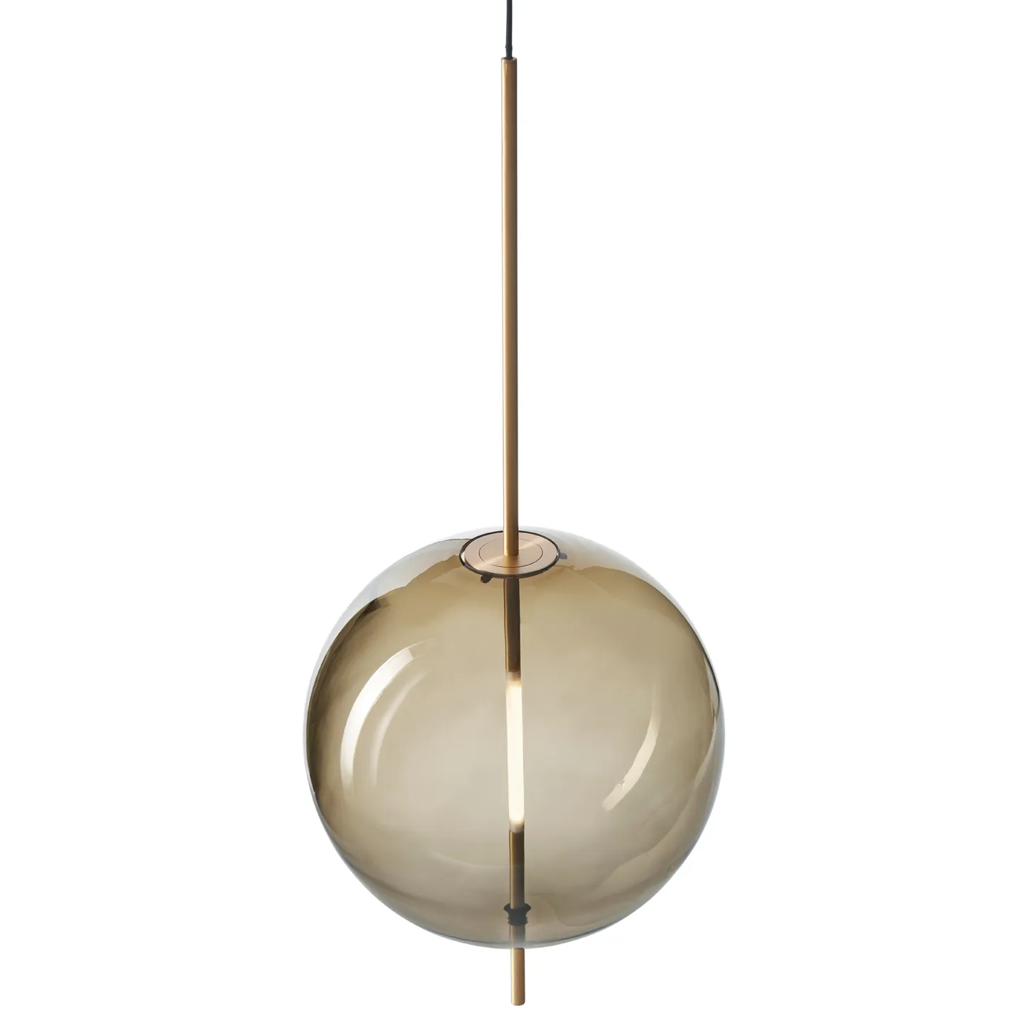 Kandinsky 45 taklampa, Smoked brown Pholc