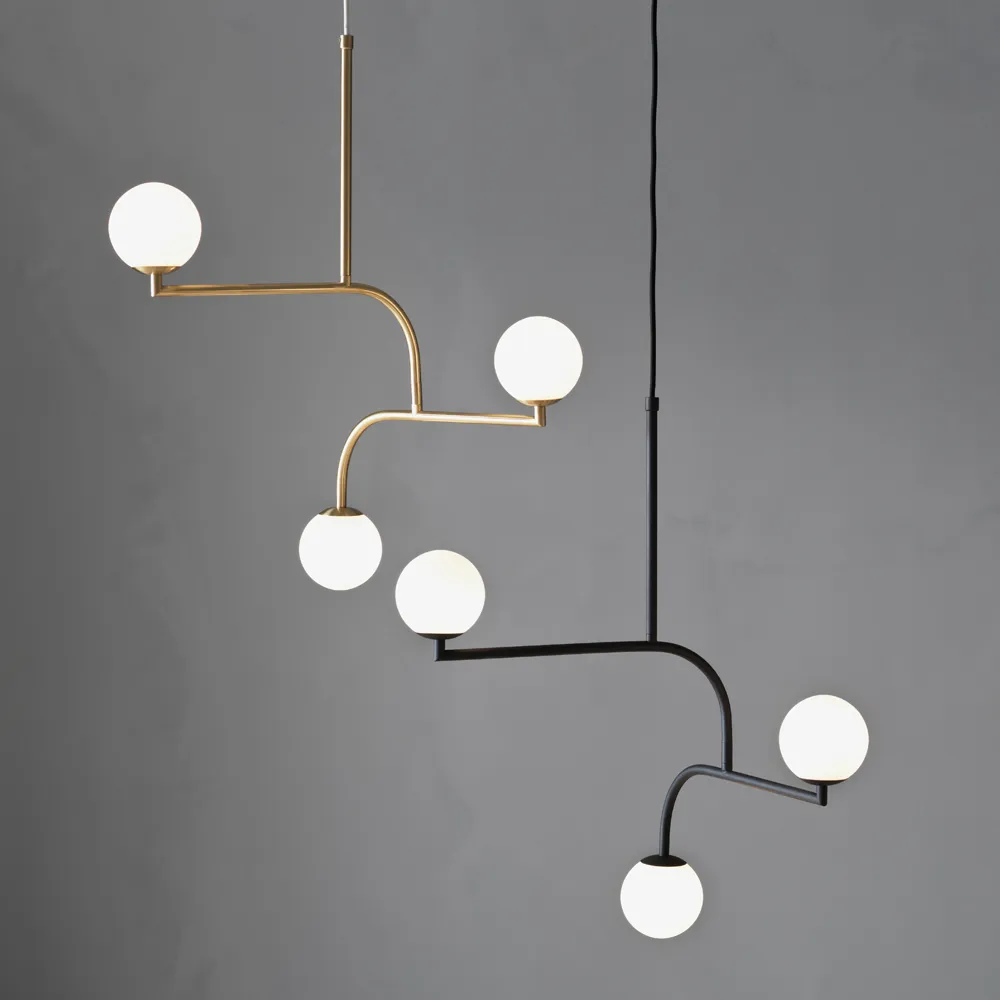 Mobil 70 taklampa, nickel Pholc