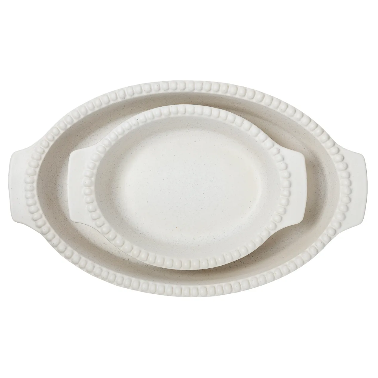 Daria ugnsform 35 cm, Cotton white PotteryJo