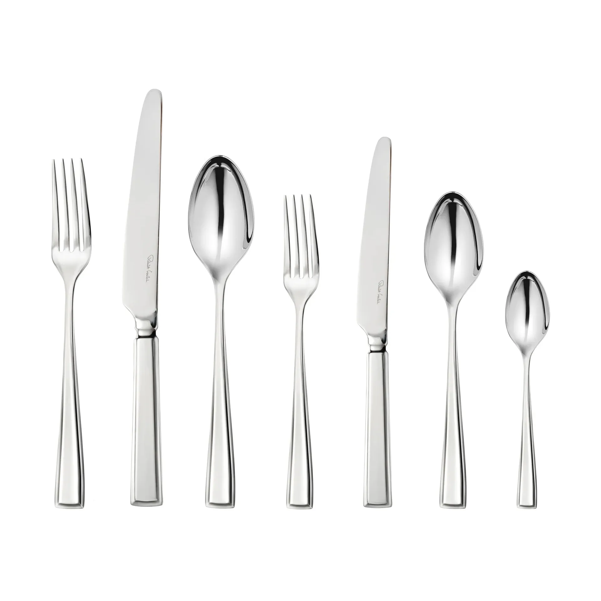 Fairford bright bestickset, Rostfritt stål, 7 delar Robert Welch