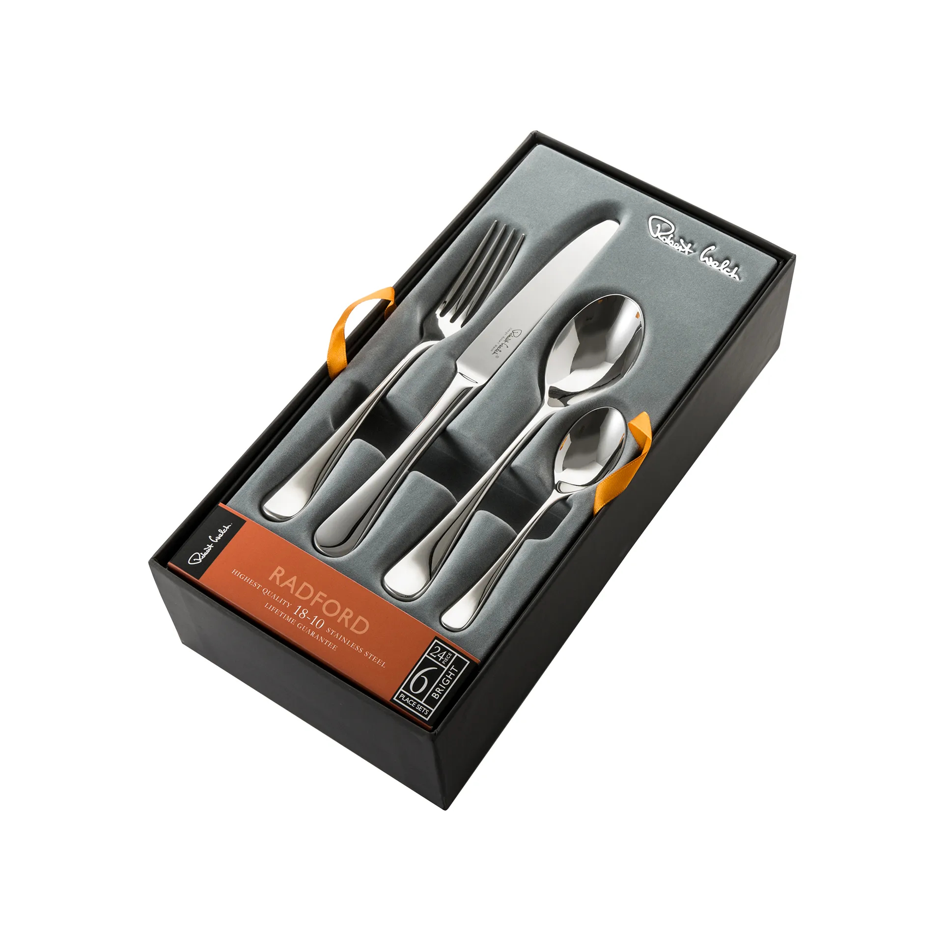 Radford bestickset blank, 24 delar Robert Welch