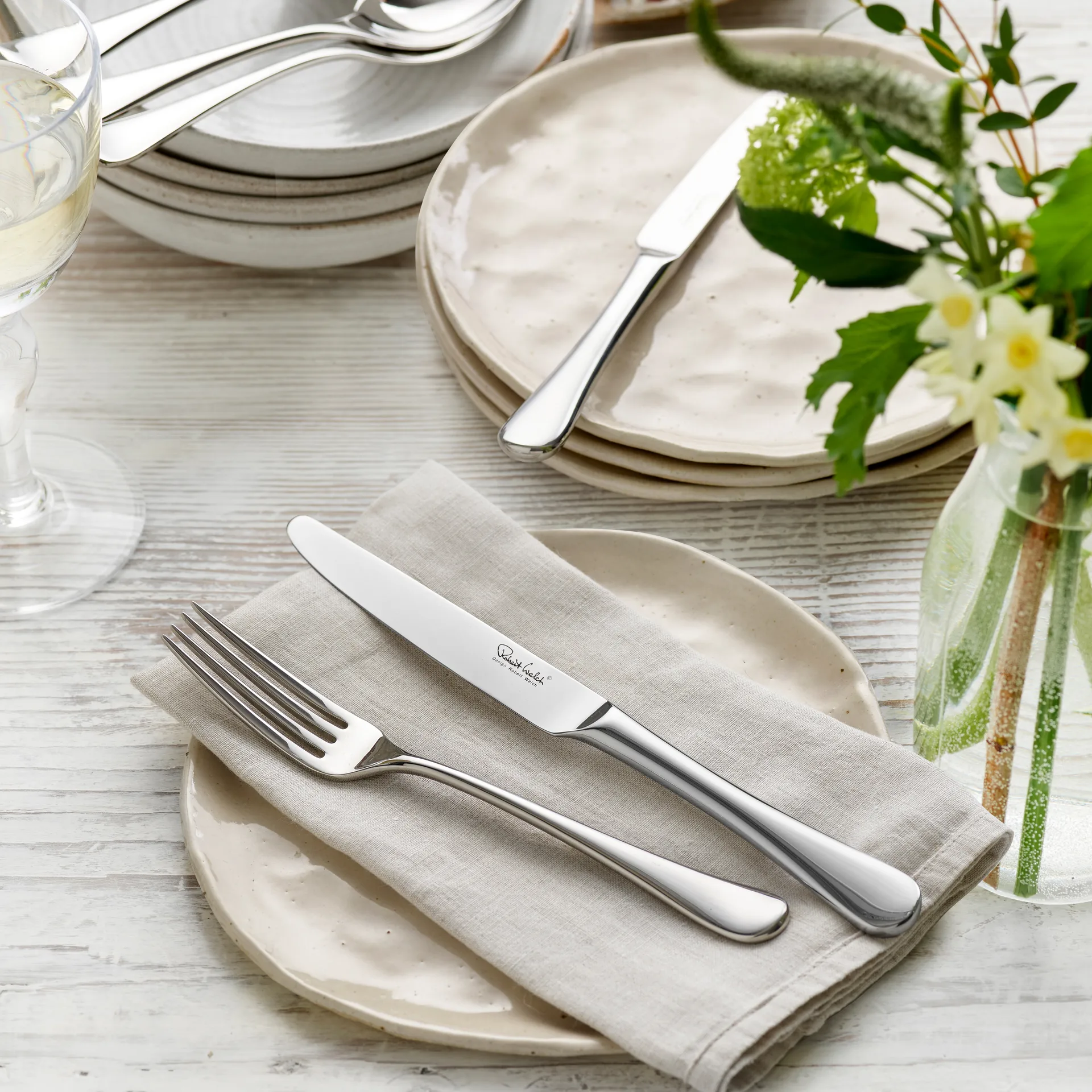 Radford bestickset blank, 24 delar Robert Welch