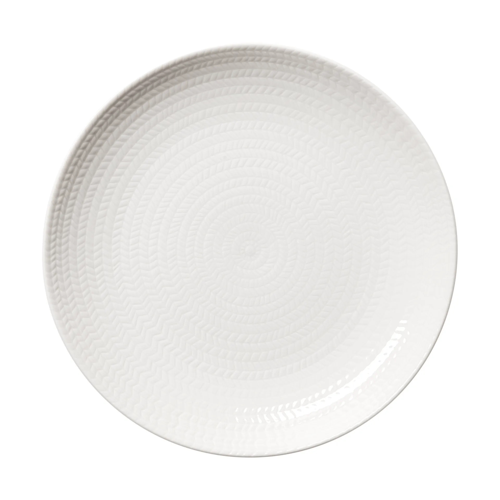 Blå eld tallrik, Vit, 26 cm Rörstrand