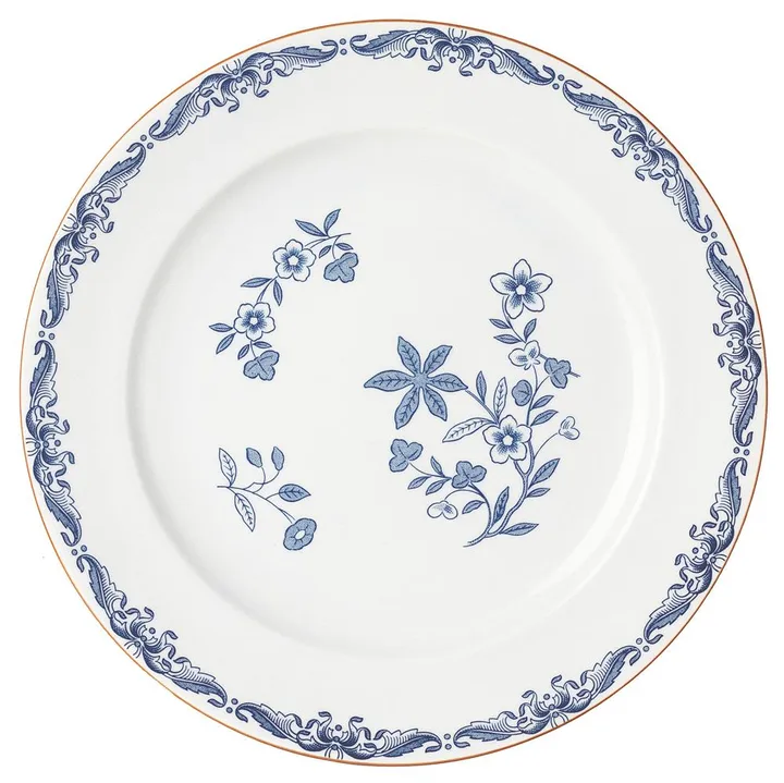 Ostindia tallrik flat - Blå, 27 cm - Rörstrand
