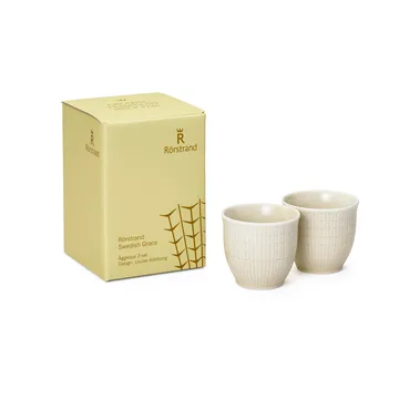 Swedish Grace äggkopp 2-pack - Havre - Rörstrand