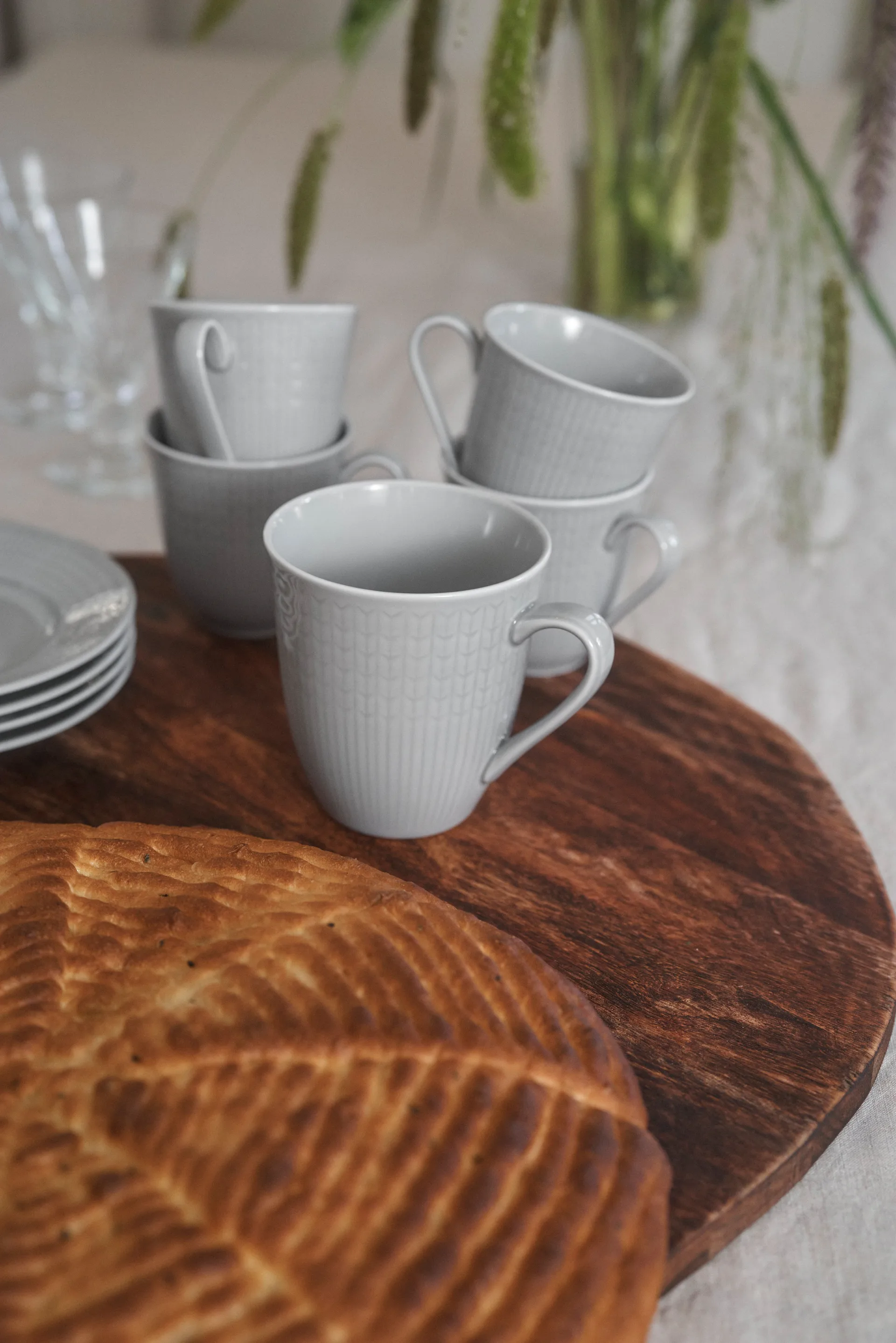 Swedish Grace mugg 30 cl, Dimma (grå) Rörstrand