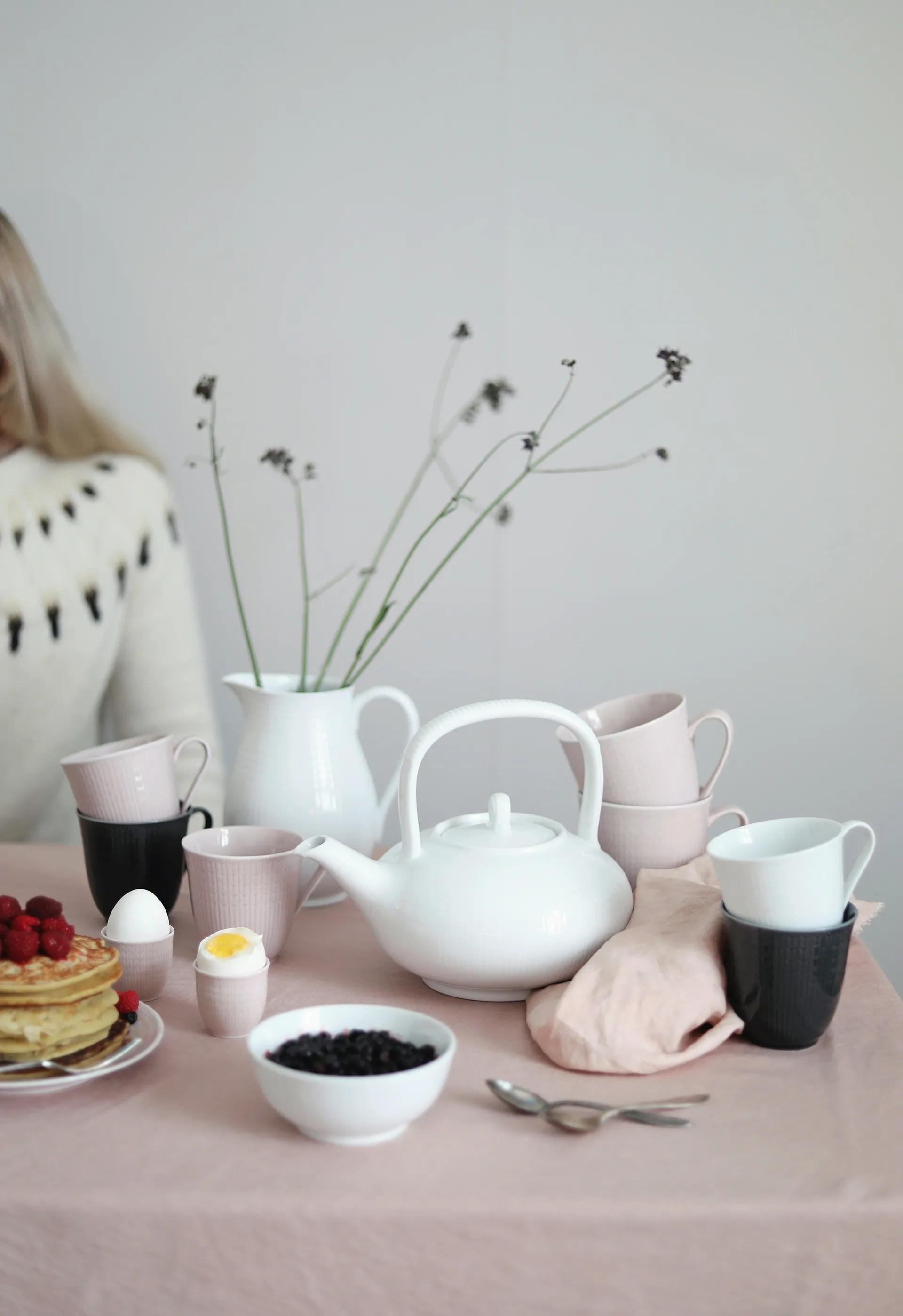 Swedish Grace skål 30 cl, ros (rosa) Rörstrand
