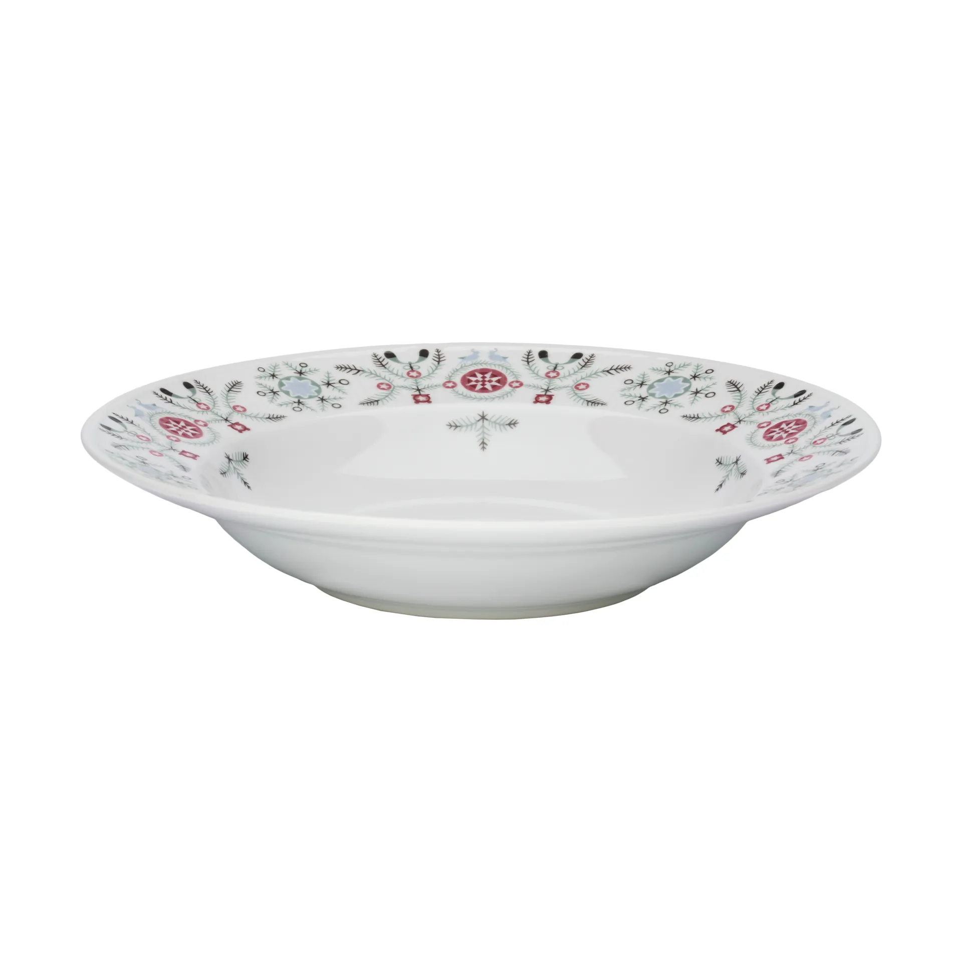 Swedish Grace Winter djup tallrik Ø25 cm, Vit Rörstrand