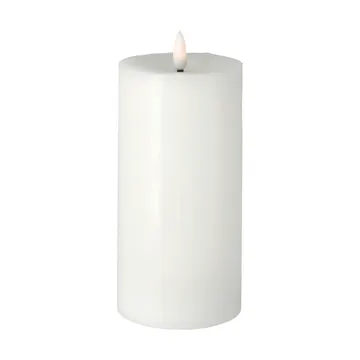 Bright Melt blockljus LED 17,5 cm - Vit - Scandi Essentials