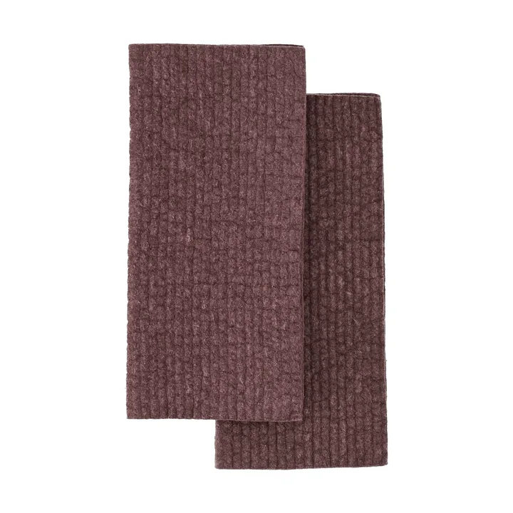 Rinse disktrasa - Burgundy, 2-pack - Scandi Essentials