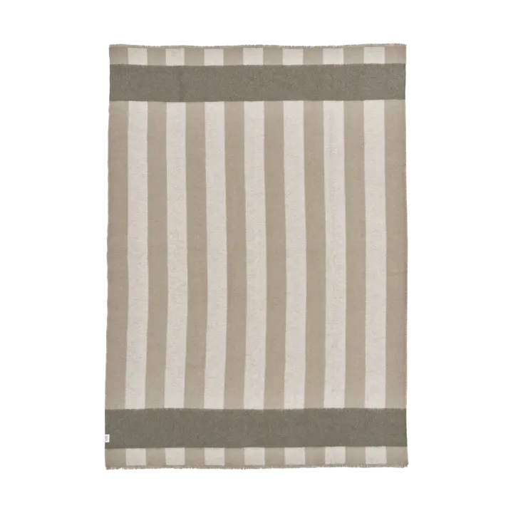 Aisles ullpläd 130x180 cm - Beige - Scandi Living