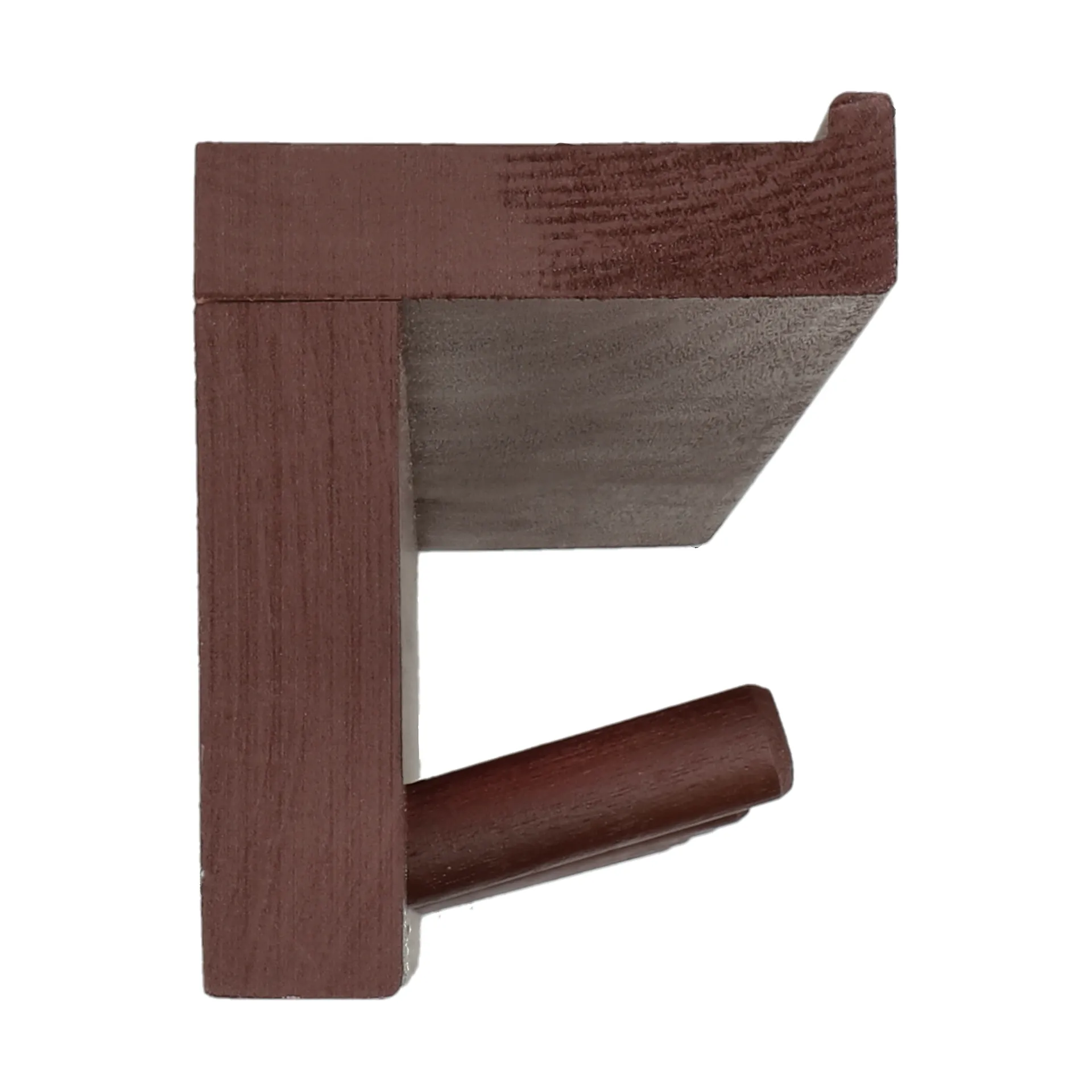 Alley knopplist med hylla, Burgundy Scandi Living