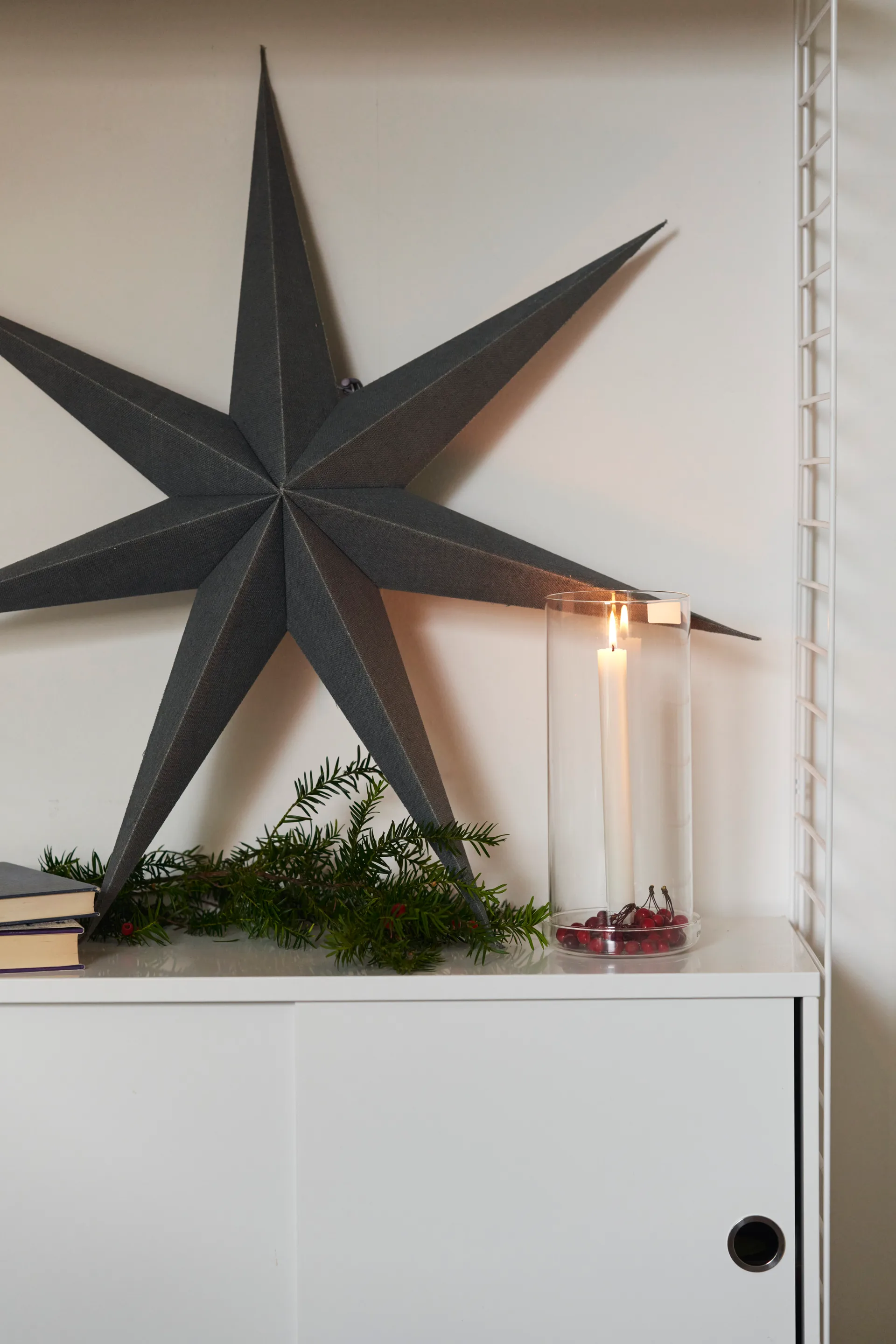 Bare adventsstjärna blågrå, 80 cm Scandi Living
