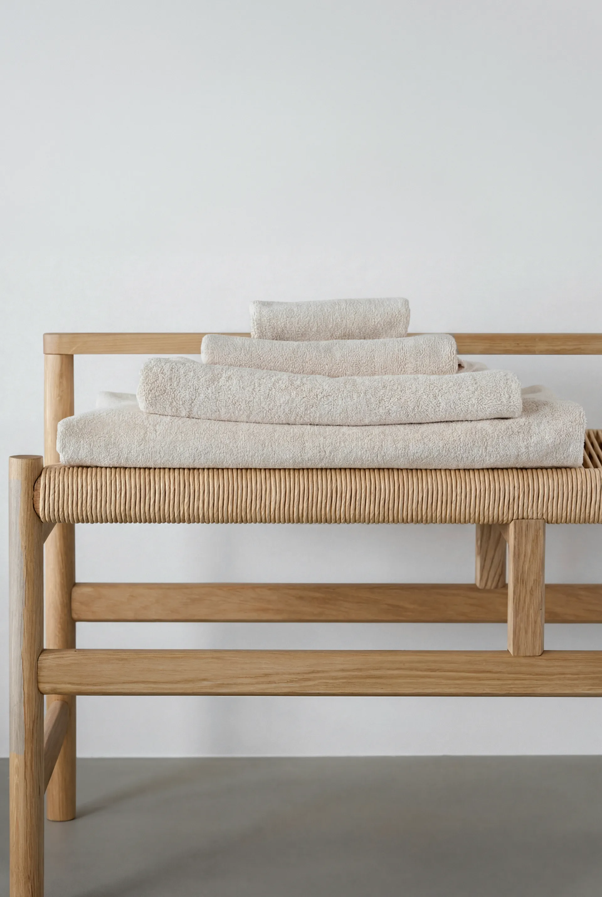 Drift badhandduk 70x140 cm, Vit Scandi Living