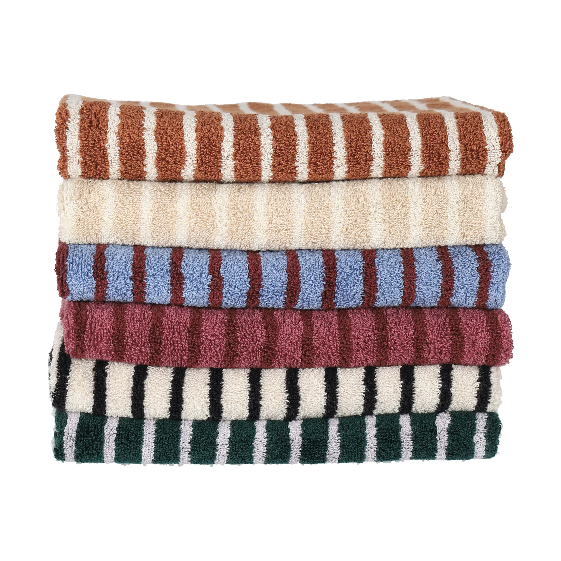 Drift badhanddukar 100x150 cm 2-pack - Vit-svart Scandi Living