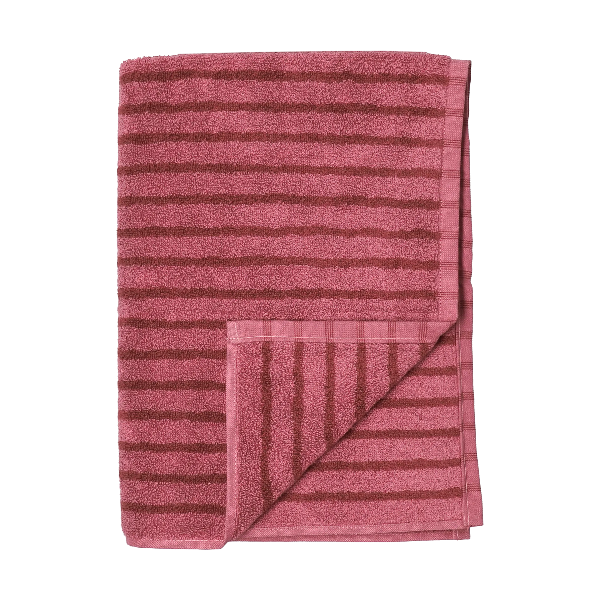 Drift handduk 50x70 cm, Rosa-röd Scandi Living
