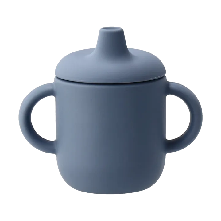 Elvie pipmugg silikon 180 ml - Blue - Scandi Living