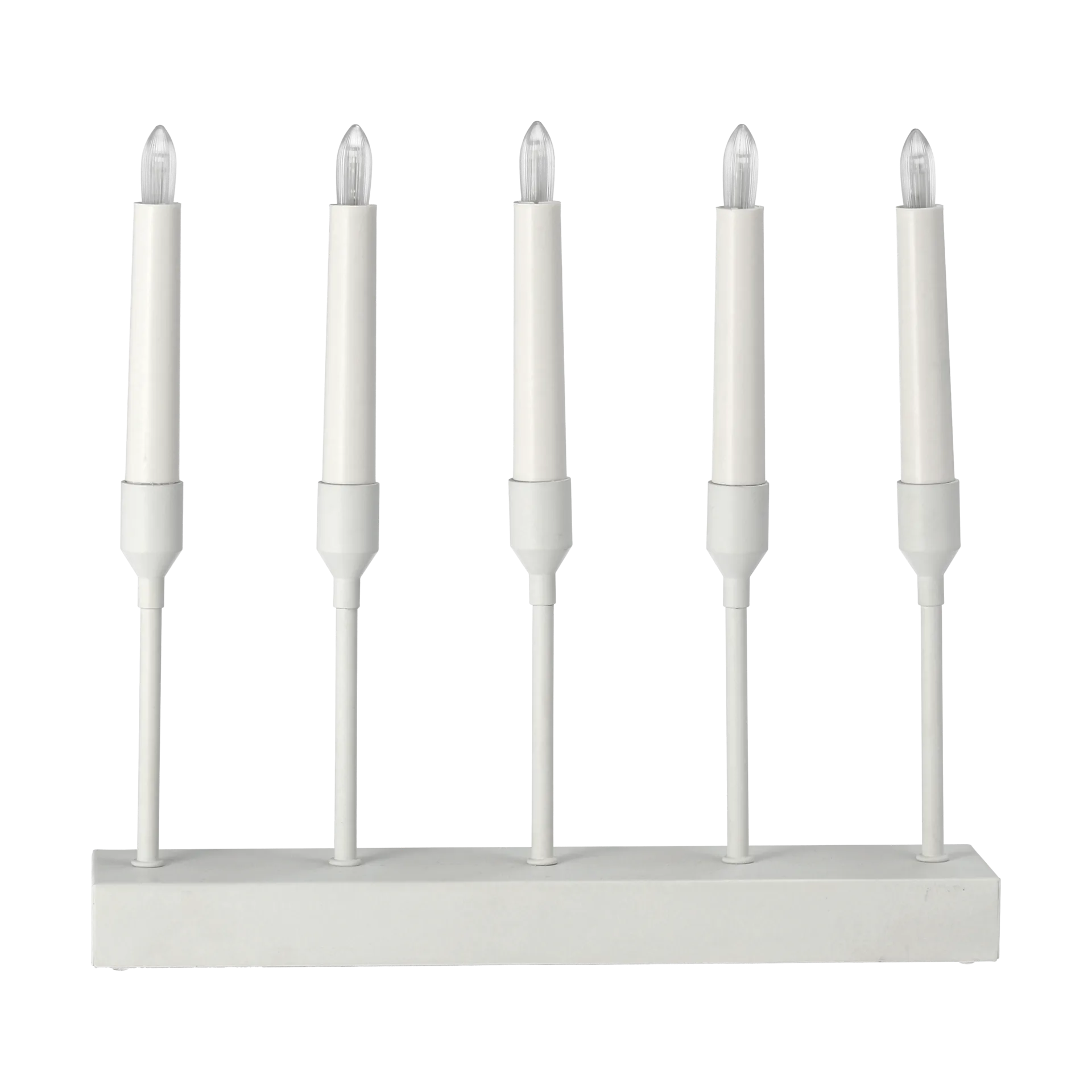 Kindle portabel adventsljusstake 30 cm, Vit Scandi Living