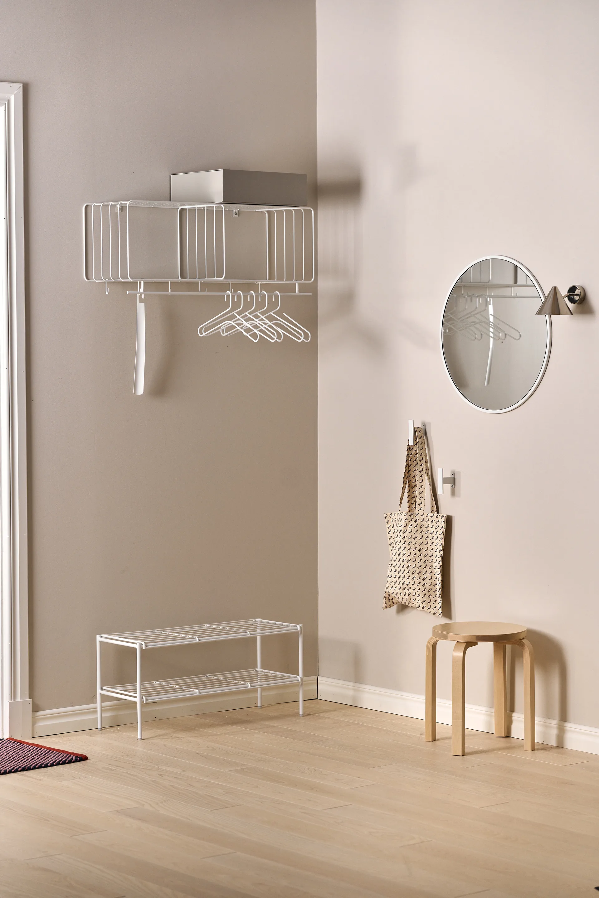 Nod skohorn 40 cm, White Scandi Living
