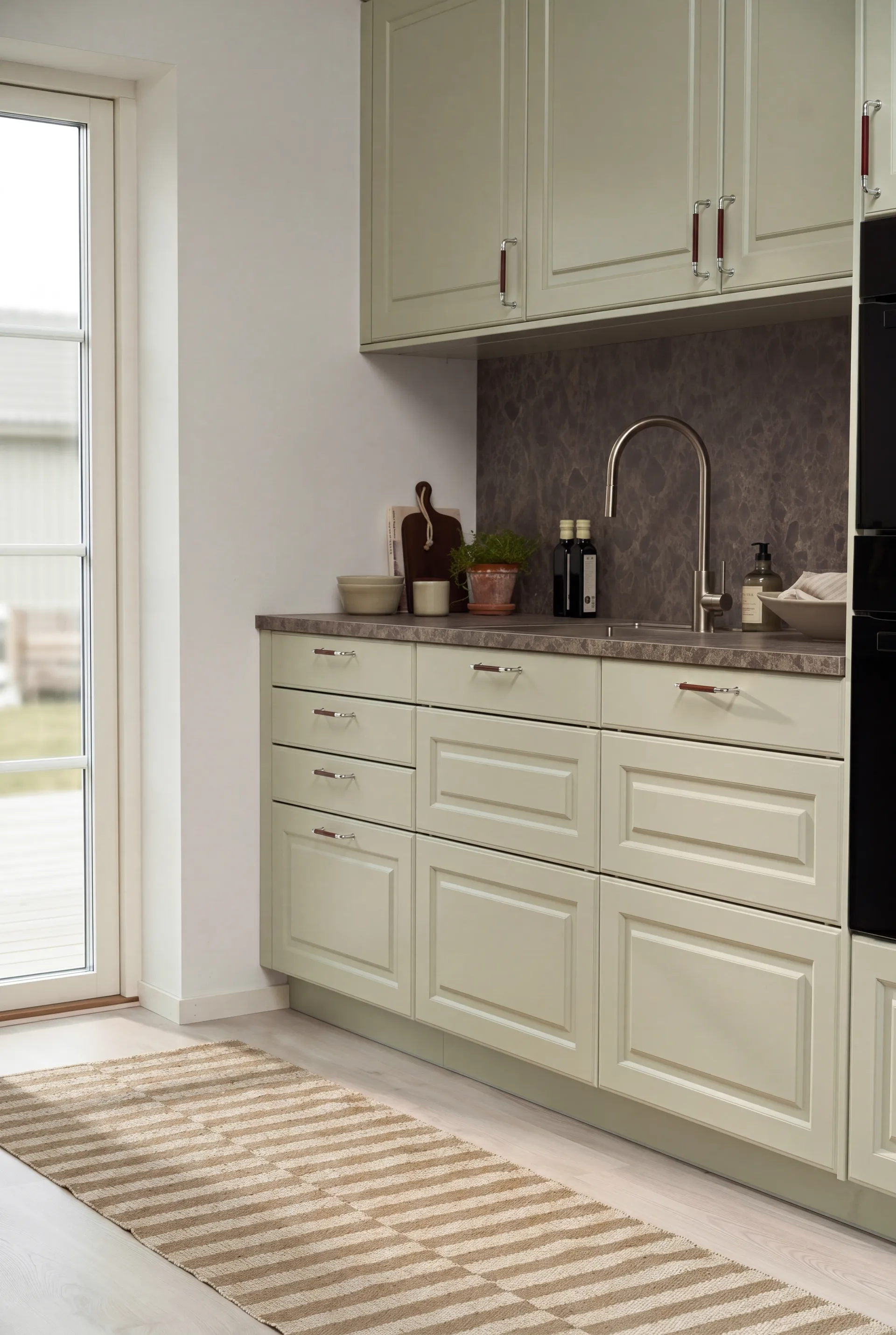 Path gångmatta, Beige, 70x150 cm Scandi Living