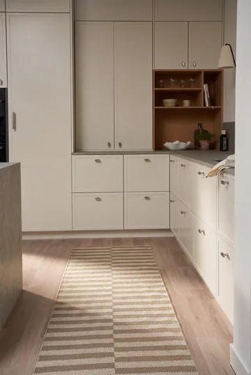 Path gångmatta - Beige, 70x250 cm - Scandi Living