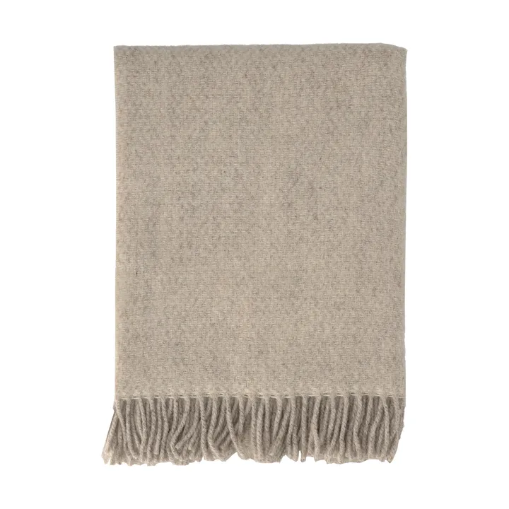 Sandstone ullpläd 130x180 cm - Beige - Scandi Living