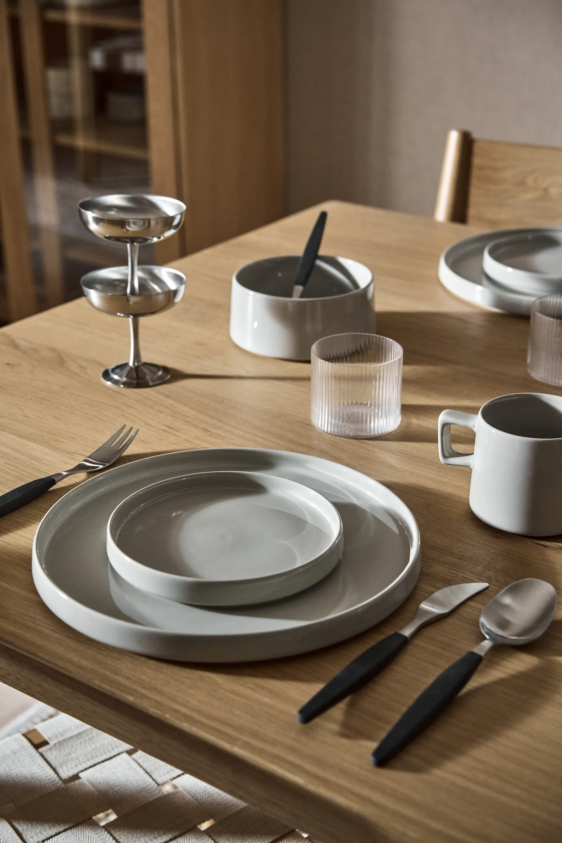 Taper assiett 14 cm, Ljusgrå Scandi Living
