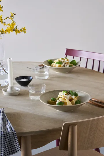 Terra serveringsskål - Svart stengods, Ø9,5 cm - Scandi Living