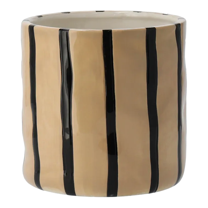 Thrive kruka Ø16 cm - Beige-svart - Scandi Living